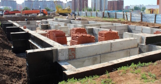 Фундаменты промышленных зданий в Одинцово цена от 24514 руб. - заказать строительство фундамента промздания под стальные колонны
